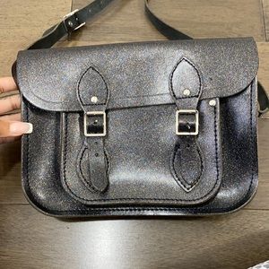 Cambridge Satchel Company Women's Black Glitter 11 Satchel